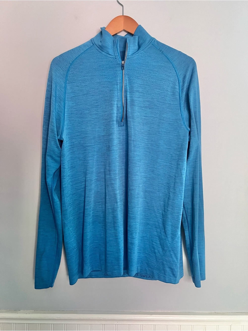 Lululemon Metal Vent Tech Half Zip Night Sea / Soft Denim Size Large